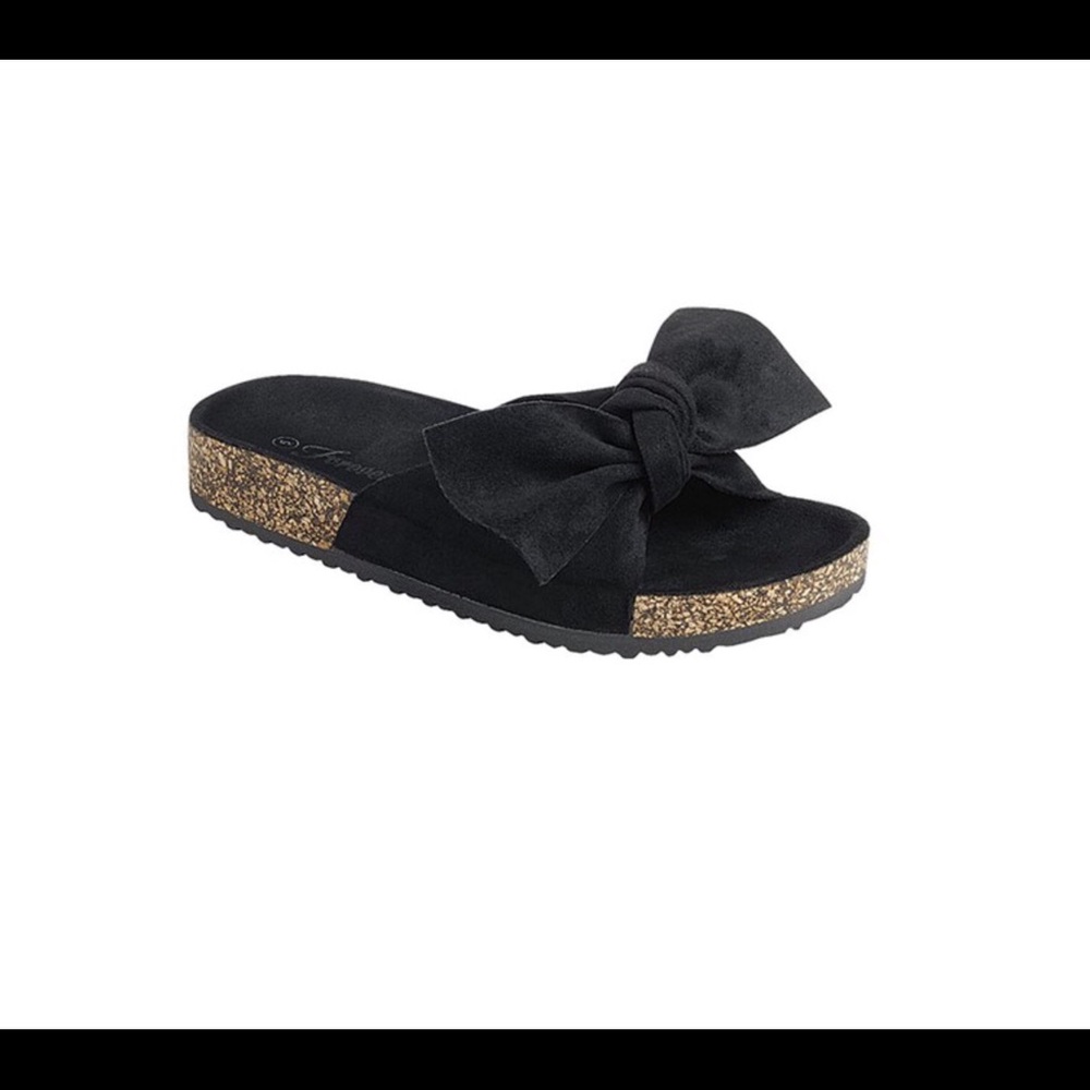 Women’s Fashion Bow Slip On Slide Sandal 5-10